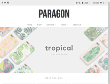 Tablet Screenshot of paragonpieces.com